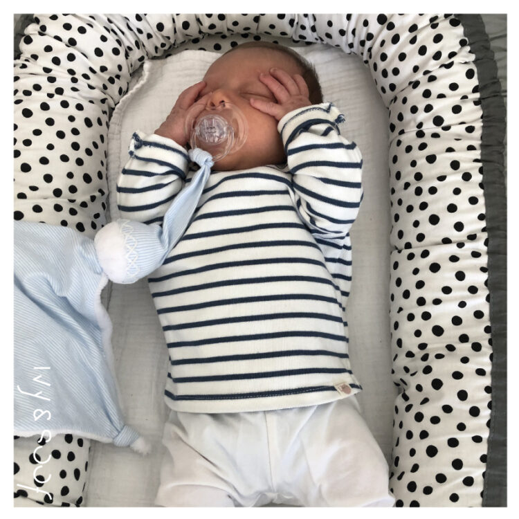 Knuffeldoekje Speendoekje Baby Blauw Streep | Aaltje