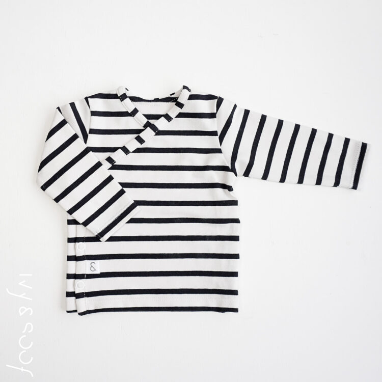 Baby Overslagshirtje Bo - prematuur 50/56 62/68 - Ivy and Soof