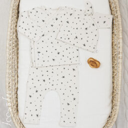 Baby Overslagshirtje Bo Baby Broekje Bobby - prematuur 50/56 62/68 - Ivy and Soof