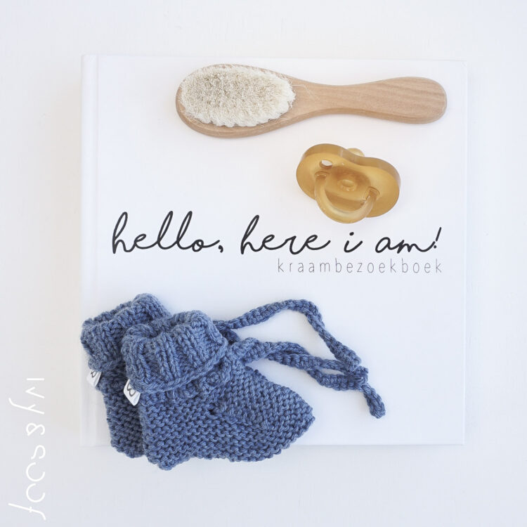 Baby slofjes Jeans Blauw | Ivy and Soof