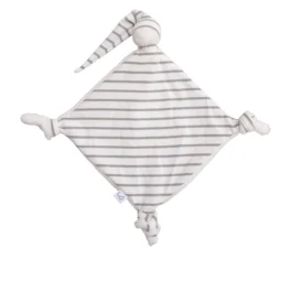 Knuffeldoekje Speendoekje Streep Taupe - Baby Knuffel - Speendoekje - Knooppopje - Kraamcadeau - Ivy and Soof
