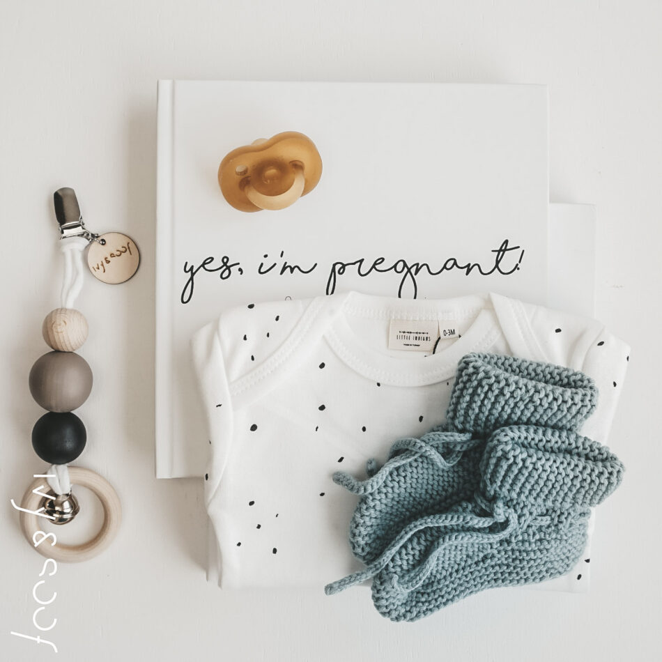 Gebreide Baby Slofjes 6/12 maanden Ivy and Soof