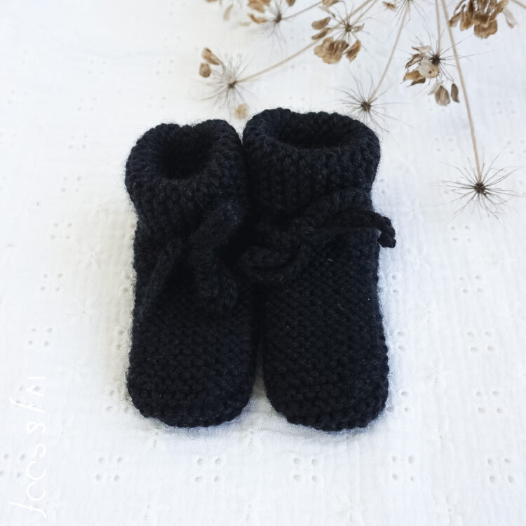 Babyslofjes Zwart | Ivy and Soof