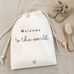 Bewaarzakje Welcome to the world | Ivy and Soof