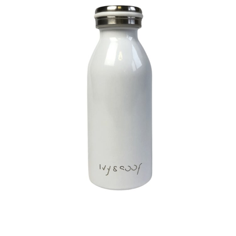 Thermosfles Baby - RVS Thermosfles Wit - Thermosfles 350 ml -Baby Thermosfles - Thermosfles Babyvoeding - Ivy and Soof