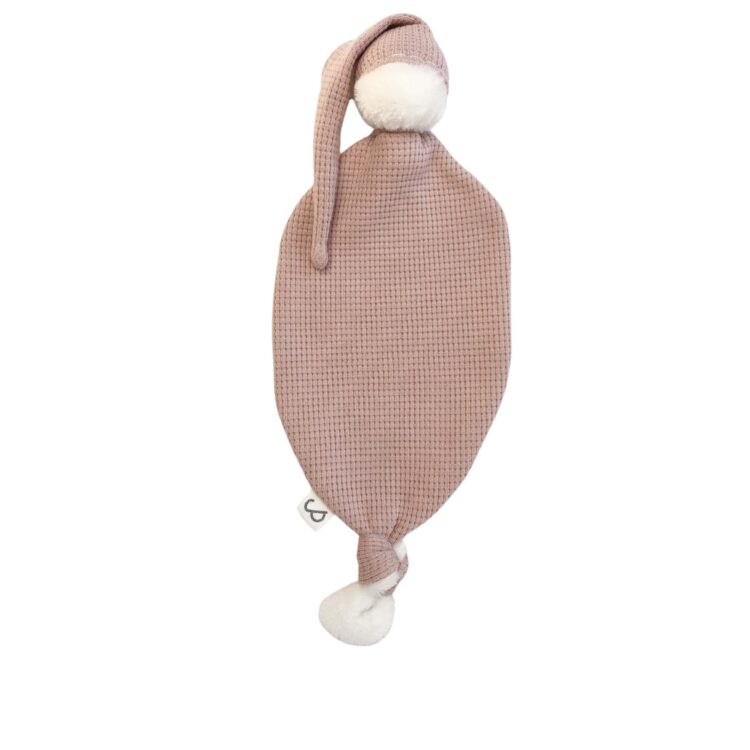 Knuffeldoekje Speendoekje Roze - Knuffelpopje Baby - Knooppopje - Ivy and Soof