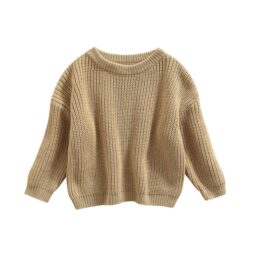 Gebreide Trui Beige - Gebreide Trui Baby - Baby Trui - Verkrijgbaar in 4 kleuren - Ivy and Soof