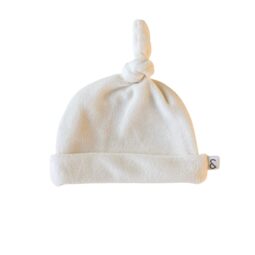 Baby Mutsje Velours Ecru - Mutsje Newborn - Babykleding - Geboortepakje - Ivy and Soof
