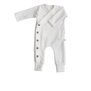 Baby Boxpakje Velours Ecru - Playsuit - Geboortepakje - Babykleding - Ivy and Soof