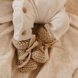 Boxpakje newborn - Velours boxpakje - Newborn boxpakje met muts - Ivy and Soof