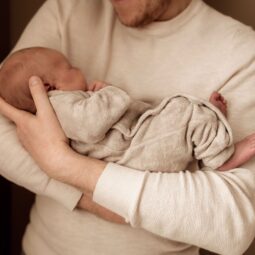 Geboortekleertjes taupe - Geboortepakje velours - Newborn bospakje badstof - Ivy and Soof