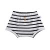 Luierbroekje - Bloomer Broekje Creme Zwart Streep - Babykleding Zomer - Ivy and Soof