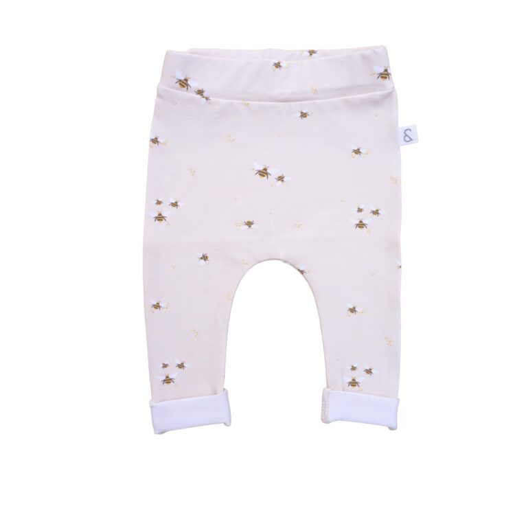Baby Broekje Creme Hommels - Babybroekje - Broekje Newborn - Ivy and Soof