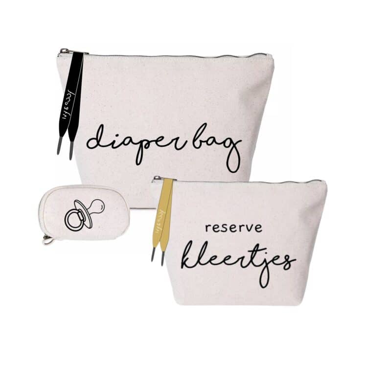 Luiertas Organizer Set Etuis - Ivy and Soof