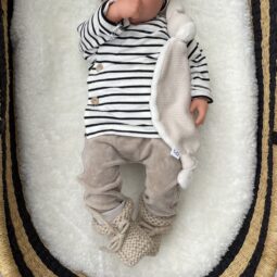 Babykleding Setje - Geboortepakje - Broekje Velours - Ivy and Soof