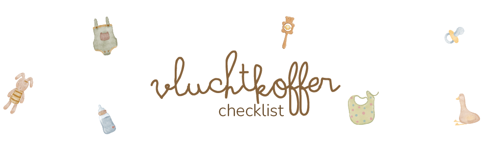 Vluchtkoffer Checklist - Ivy and Soof