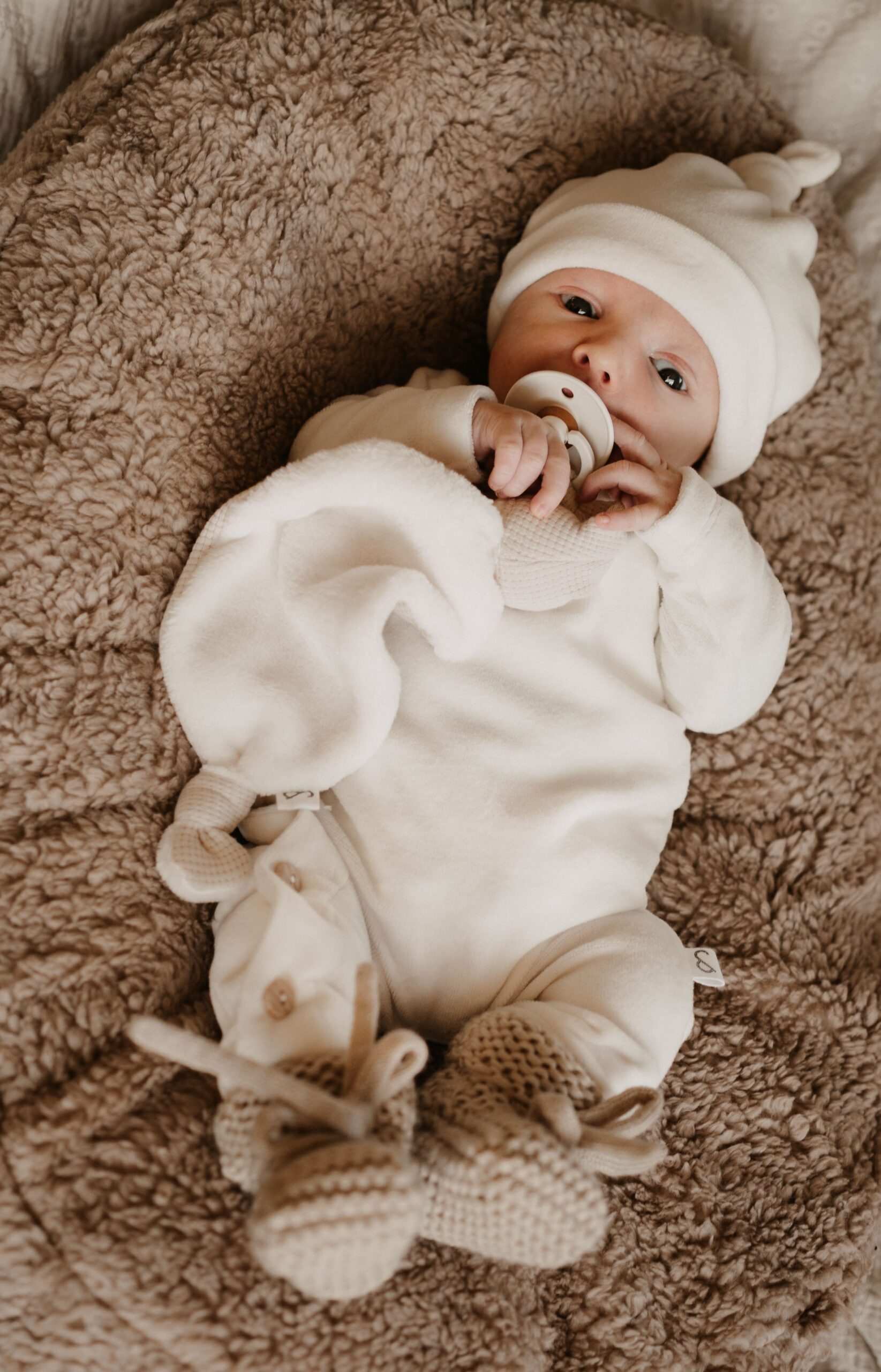 Babykleding - Boxpakje Velours - Geboortepakje - Ivy and Soof