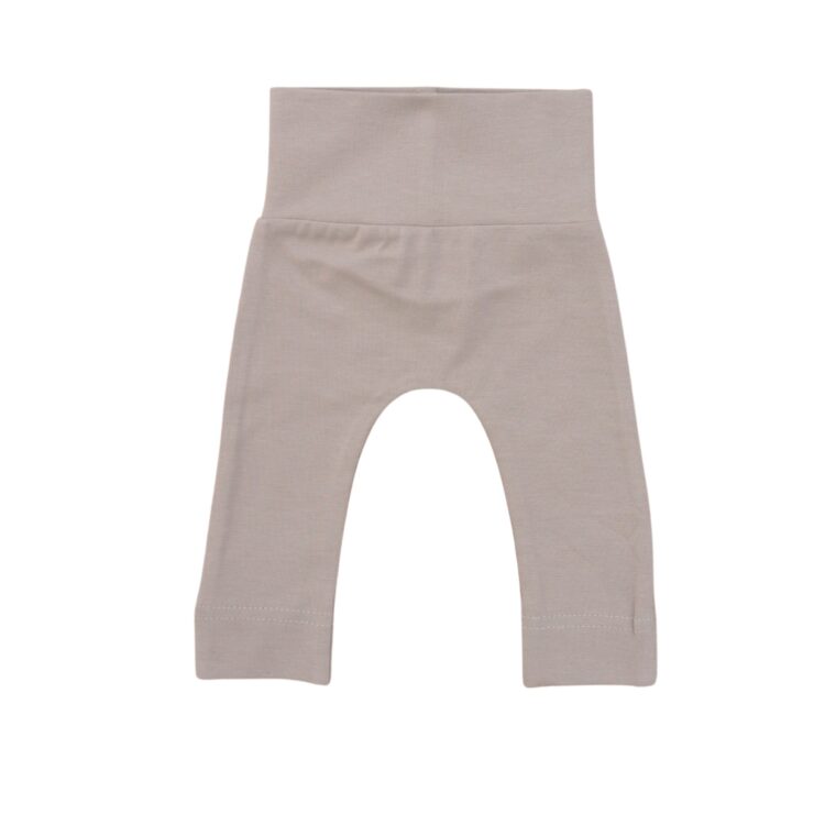 Newborn Broekje maat 44 maat 50 - Baby Broekje Taupe - Prematuurkleding - Ivy and Soof