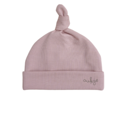 Mutsje met naam baby roze | Geboortemutsje | Geboortepakje met mutsje | Newborn mutsje personaliseren | Ivy and Soof