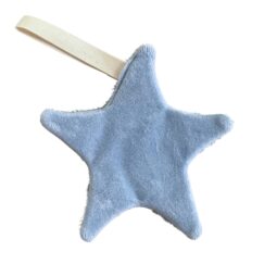 Speendoekje Ster Baby Blauw Velours | Ivy and Soof