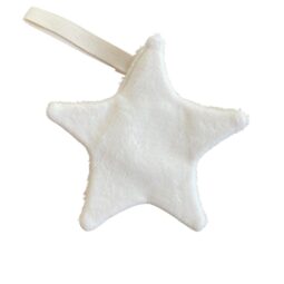 Speendoekje Ster Baby Ecru Velours | Ivy and Soof