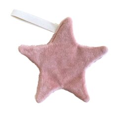 Speendoekje Ster Baby Roze Velours | Ivy and Soof