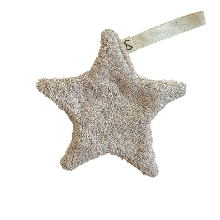 Speendoekje Ster Beige Badstof | Ivya and Soof