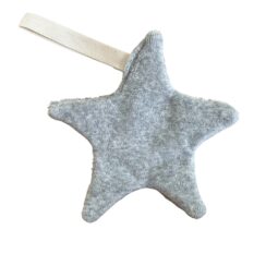 Speendoekje Ster Licht Grijs Melee | Ivy and Soof