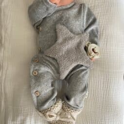 Geboortepakje grijs - Newborn set unisex - Ivy and Soof