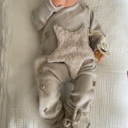 Geboortepakje beige - Newborn set unisex - Ivy and Soof