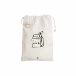 Katoenen zakje voor het opbergen van babyvoeding, baby koekjes en bijvoorbeeld het knijpfruit | Ivy and Soof