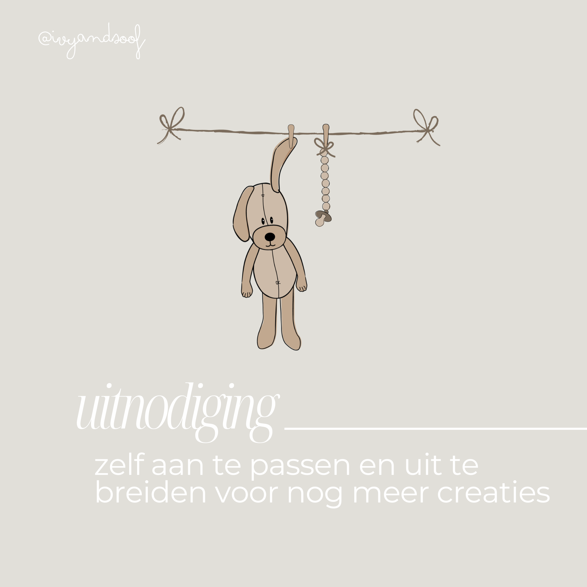 Babyshower uitnodiging + baby voorspellingskaart aanpasbare Canva template - ivy and soof