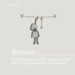 Geboortekaartje Canva Template - ivy and soof