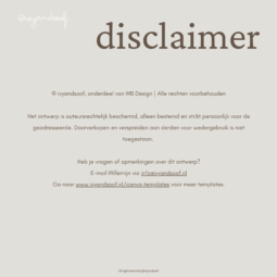 Geboortekaartje Canva Template - ivy and soof